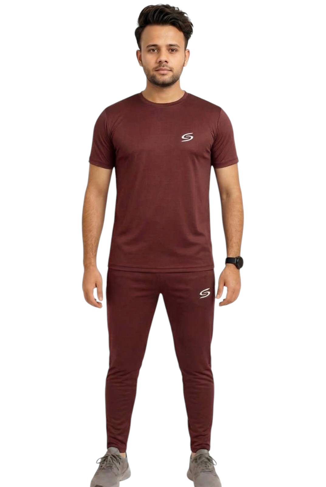 Summer Drifit- Maroon Full Classic Tracksuit #3176