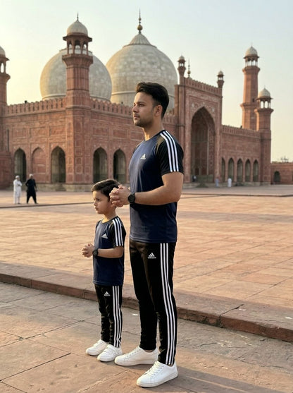 Like Father-Navy & Black  Adi Combo # 3202